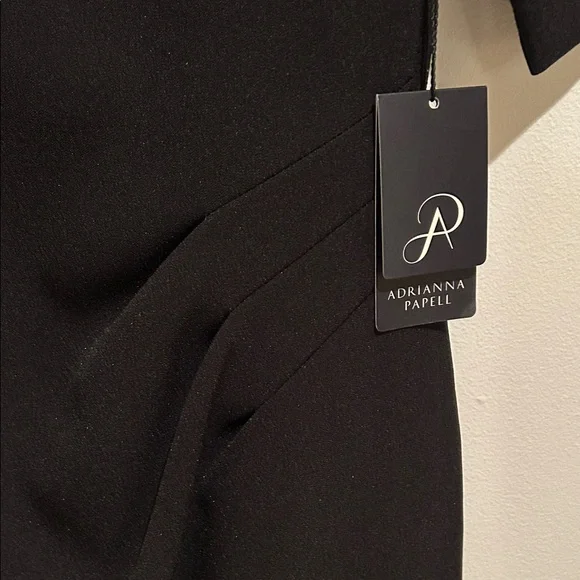 NWT Adrianna Papell Elegant Black Dress size 12 - Picture 5 of 8